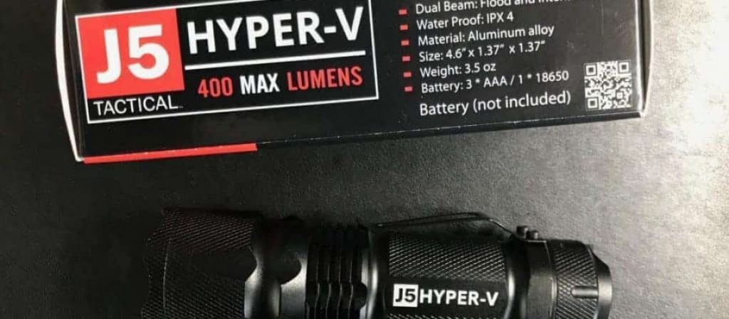 Hyper V tactical flashlight